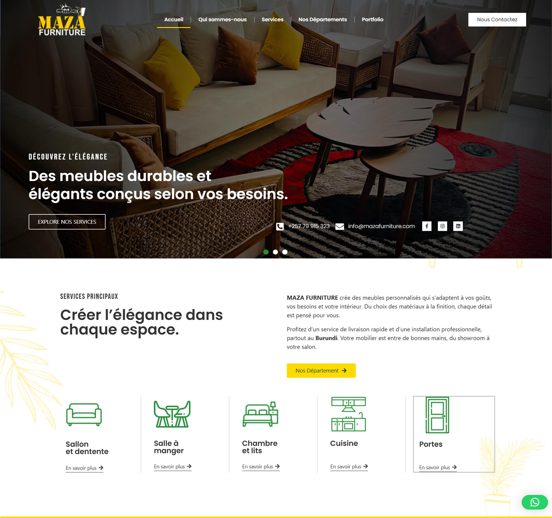 Service de Création et Développement de Sites Web par JIA Corporate
